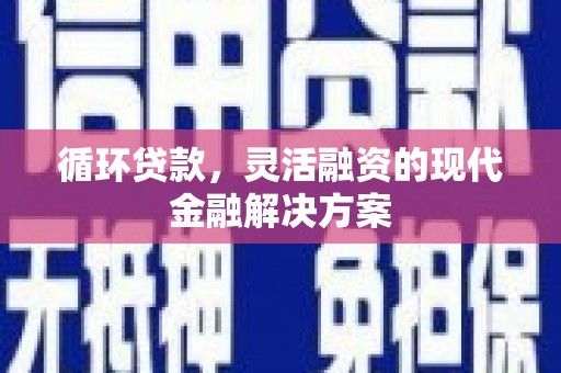 波密循环贷款，灵活融资的现代金融解决方案
