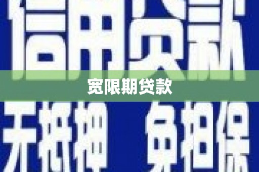 波密宽限期贷款