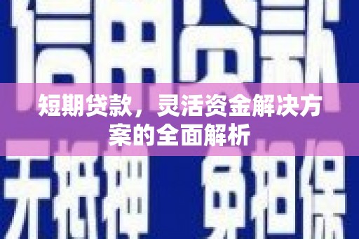 波密短期贷款，灵活资金解决方案的全面解析