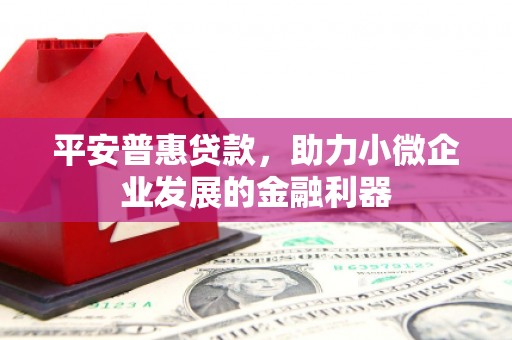 波密平安普惠贷款，助力小微企业发展的金融利器